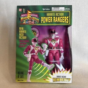 Figura de acción de colección 1994 Mighty Morphin Power Rangers Karate Kickin' Kimberly - Imagen 1 de 8