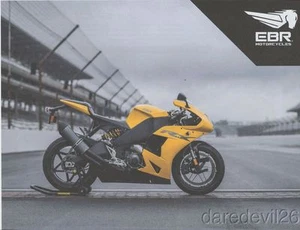 EBR Motorcycles 1190RX 2016 PRI Show tarjeta de información promocional - Imagen 1 de 1