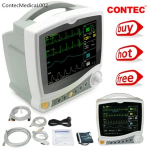 6 Parameters ICU Patient monitor Vital signs monitor ECG NIBP SPO2 RESP TEMP PR - Picture 1 of 12