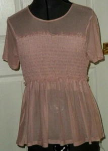 ***BLUSA TOP ENCUBRIMIENTO LIBERTY LOVE TALLA M JUNIOR ROSA ELÁSTICA NUEVA CON ETIQUETAS - Imagen 1 de 1