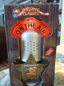 Beleuchtetes Weihnachtsschmuck Mikrofon spielt Spur Adkins SIE WERDEN DAS VERMISSEN - Bild 1 von 3