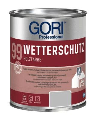 Wetterschutz Holzfarbe Wetterschutzfarbe farbig Holzschutz außen Gori 99 - Bild 1 von 4