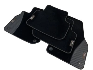Original Cupra Car Mats Black Terramar Vz Velour Teppich Fabric Deep Ocean OE - Picture 1 of 14