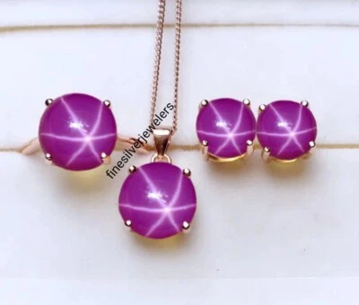 Genuine Lindy Pink Star 4 pcs Set for Women Pink Star Jewelry in 925 Silver - Image 1 of 4