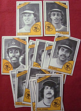 1977 SHREVEPORT CAPTAINS MINOR LG BASEBALL CARD NEAR SET (18/24) TCMA - Pirates