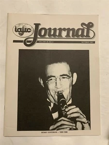 Excellent IAJRC Journal Jazz Record Collectors October 1987 Benny Goodman 9A4 - Picture 1 of 1