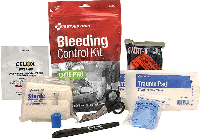 New First Aid Only Core Pro Bleeding Control Kit FAO-91134 - Image 1 of 1