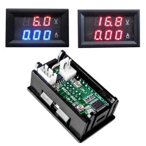 ☮DC-100V LED Digitalanzeige Volt Strom Spannungsmesser Voltmeter Amperemeter - Bild 1 von 11