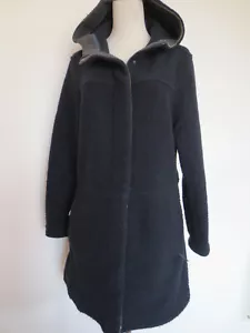 Jacke CMP Walkjacke Walk-Mantel sustainable M 40 mit Wolle dunkelblau Kapuze /D - Bild 1 von 11