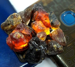 120.70 CT Natural Honey Baltic Amber Untreated Specimen Certified Best Rough Lot - Picture 1 of 4