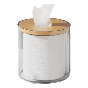 Tissue Storage Box, Storage Box Dispenser for Roll Paper Toilet Paper Holder - Picture 1 of 12