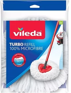 Vileda Microfibre Easy Wring & Clean Turbo Mop Refill Replacement Heads - Picture 1 of 2