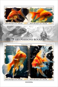 Goldfish MNH Stamps 2023 Niger M/S - Picture 1 of 1