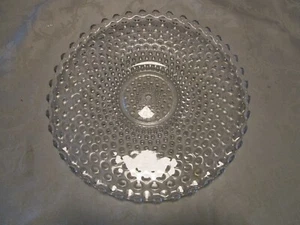 Bandeja para tartas vintage Duncan Miller de vidrio con borde enrollado 13,5" con años 30 - Imagen 1 de 7