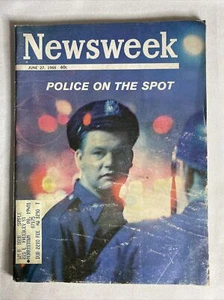 1966 June 27, Newsweek Magazine, Police On The Spot (CP340) - Picture 1 of 3