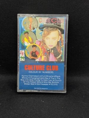 🎆Culture Club Colour By Numbers 1983 Virgin Records Cassette Tape🎆 - Imagem 1 de 4