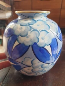 CAMILLE THARAUD RARE ART DECO VASE ARTIST SIGN & BARRIER LIMOGES 1930 - Picture 1 of 5