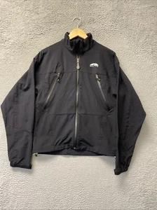 GoLite Full Zip Jacket Goretex Black Windbreaker Parka Hood Men's Sz M/ 120-8 - Picture 1 of 8