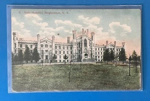 Binghamton New York State Hospital Vintage Postkarte - Bild 1 von 2