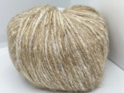 Hilo difuso beige medley #69363 venta de hilos de hielo lana de invierno acrílico nailon 50 g 153 años Foto 1 de 4