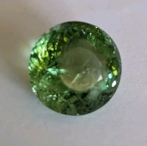 12.20 ct. Paraiba Turmalin Edelstein Rund Schliff Schmuck - Bild 1 von 4