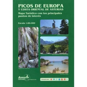 Picos de Europa Y costa Oriental de Asturias by Adrados Ediciones walking hiking - Picture 1 of 4
