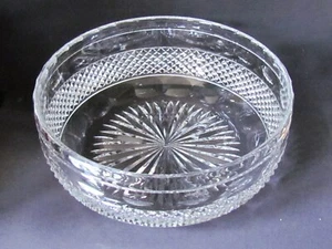 CUMBRIA CRYSTAL GRASMERE PATTERN FRUIT BOWL (8735) - Picture 1 of 2