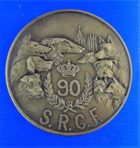 BELGIUM medal S.R.C.F. KONINKLIJKE KYNOLOGISCHE VERENIGING .... Ø 60.0-69.2 gr - Picture 1 of 4