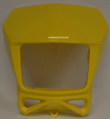 SUZUKI YELLOW HEADLIGHT COVER DRZ200S DRZ400S SM DR200 DRZ650SE 51811-29F50-YU1 - Image 1 of 2