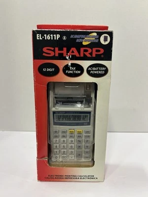 Sharp EL-1611P Ac/battery Powered Ac Adaptor Included Brand New In Box - Image 1 of 4