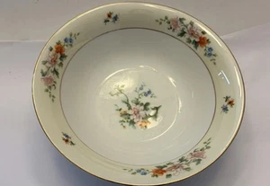 Vintage H&C HEINRICH & Co Selb Bavaria Floral Gold trim 9" Round Vegetable Bowl - Picture 1 of 11