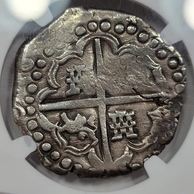 1622-1652 Cob 8 Reales Potosi Bolivia NGC XF Details Atocha Era Silver *K1039 - Image 1 of 4