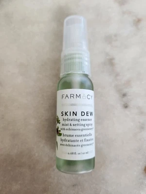 FARMACY Skin Dew Hydrating Essence Mist & Setting Spray 0.68 fl oz  20 ml Travel - Image 1 of 3