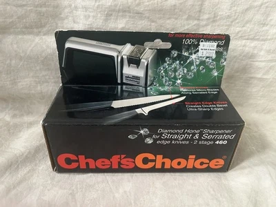 Chef's Choice 460 Multi-Edge Diamond Hone Knife Sharpener Straight Serrated - Image 1 of 2
