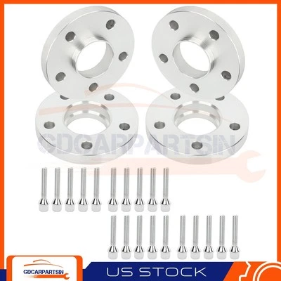(4) 20mm Hubcentric 5x112 Wheel Spacers 12x1.5 For Mercedes-Benz C320 C280 C230 - Image 1 of 4