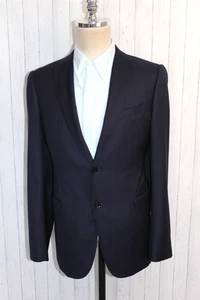 Men's Armani Collezioni M Line Blue Blazer Size US 39 40 - Picture 1 of 14