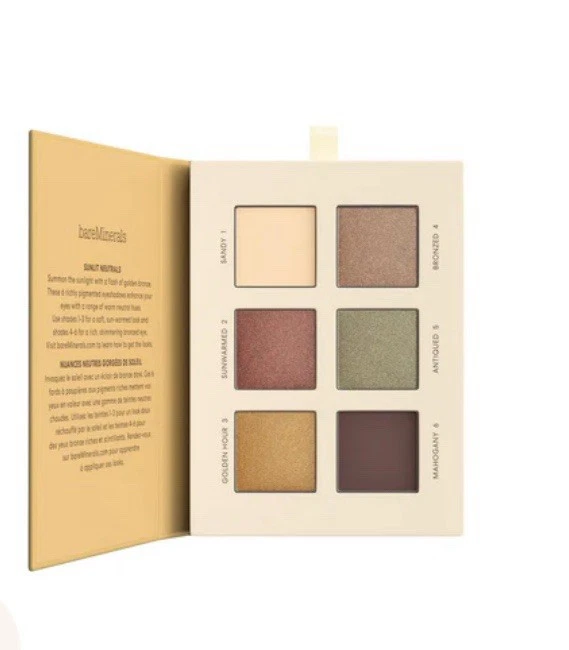 BareMinerals ~ Mineralist Eyeshadow Palette ~ SUNLIT ~ 6 Shades ~ 0.24 oz ~ NIB - Image 1 of 4