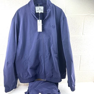 Chándal Sergio Tacchini XXL - Nico - Azul Eclipse, Bordado, Nuevo Con Etiquetas - Imagen 1 de 17
