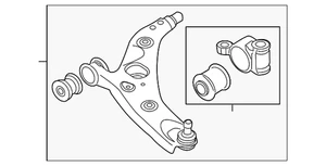 Genuine Mazda Arm (L) Lower KD35-34-350T - Picture 1 of 2