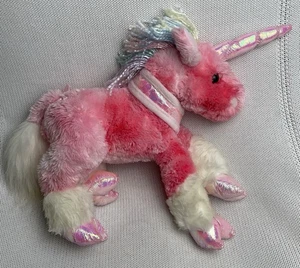 Animal Alley Toys R Us Pink Darla Einhorn Plüsch Pastell Garn Mähne, Vintage 2000 - Bild 1 von 9