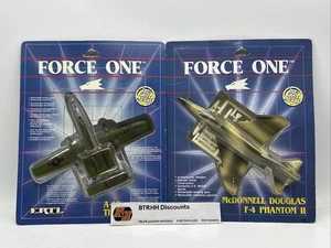 (2) ERTL Force One Military Die-Cast Metal 1989 F-4 Phantom / A-10 Thunderbolt - Bild 1 von 11