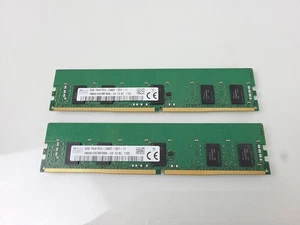 SK Hynix 16GB (2x8GB) 2400 MHz DDR4 Server RAM Set HMA81GR7AFR8N-UH - Picture 1 of 3