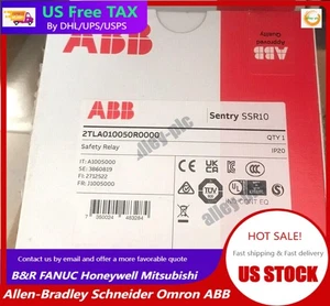 ABB 2TLA010050R0000 sentry SSR10 safety relay 24vdc new in box US Free TAX - Picture 1 of 9