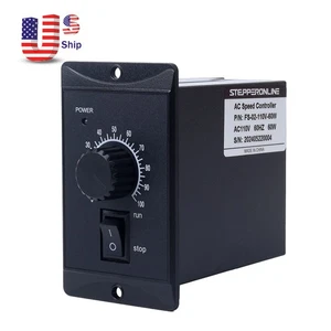 Regolatore di velocità motore 60W monofase 110VAC per motore a velocità variabile - Foto 1 di 4