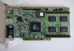 ATI 3D Rage II+DVD 4MB PCI Vintage Retro Graphics Card Tested / Working - Picture 1 of 5