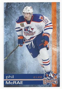 2015-16 Bakersfield Condors (AHL) Phil McRae postcard (Orli Znojmo)