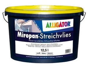 Alligator Miropan Streichvlies 12,5 l Faserverstärkte Siliconharzfarbe weiß matt - Bild 1 von 1