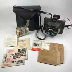 Étui pour appareil photo vintage Polaroid Colorpack II Land impression couleur supports flashcubes - Photo 1/11