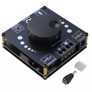 HIFI 50W+50W TPA3116D2 Stereo Bluetooth Digital Amplifier Board AUX USB-C Input