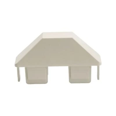 7/8 «x 3» тонкие стены собаки уха виниловые крышки - миндаль (упаковка из 5) - Изображение 1 из 4